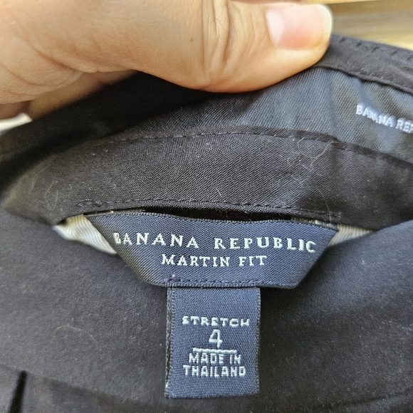 Banana Republic black Martin Fit trousers size 4 - Picture 4 of 8